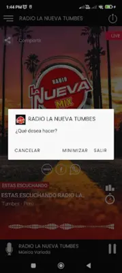 RADIO LA NUEVA TUMBES android App screenshot 0